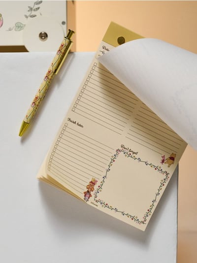 Komplekt: planeerija ja pliiats 2 pack Winnie the Pooh