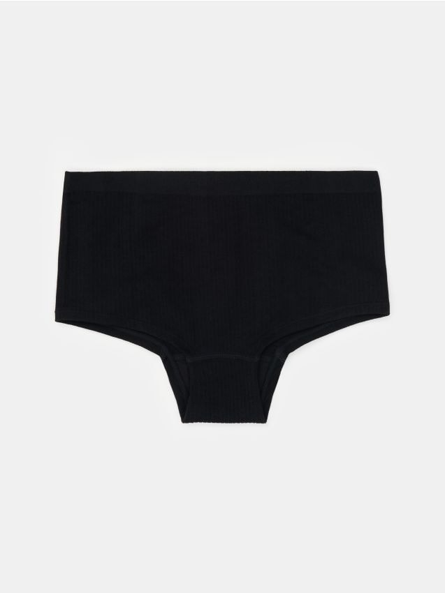 Sinsay - Bezszwowe majtki bokserki - czarny