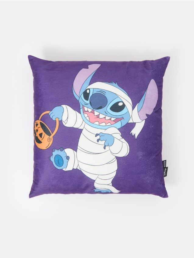 Sinsay - Pernă decorativă cu motiv de Halloween Stitch - violet