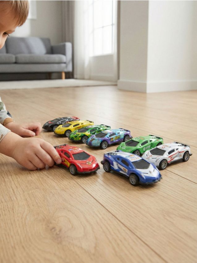 Sinsay - Jucărie - Set de 8 mașini rapide - multicolor