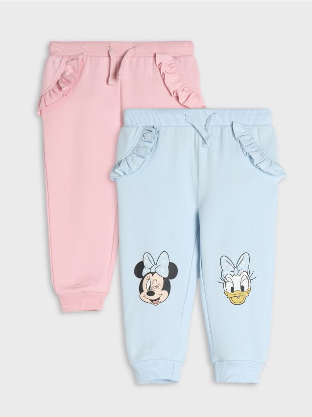 Sinsay - Set De 2 Perechi De Pantaloni Sport Mouse Minnie - Light Blue