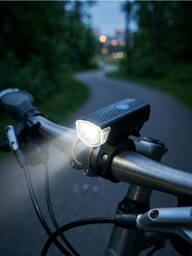 Sinsay - Lumină frontală pentru bicicletă - negru