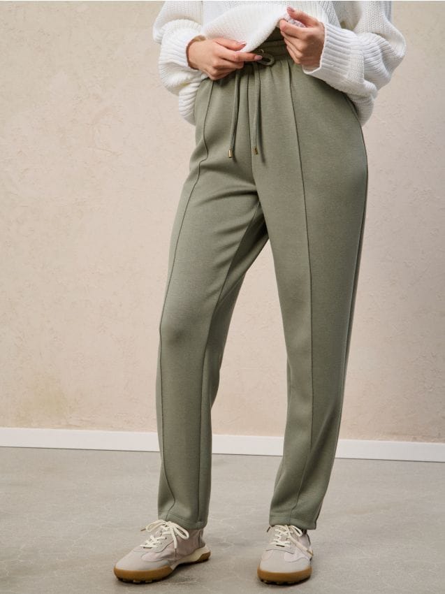 Pantaloni cu dungă cusută - SINSAY