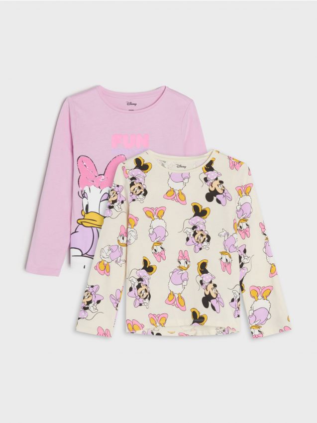 Disney Damen Schlafanzug Minnie Mouse Weiß Small : : Fashion
