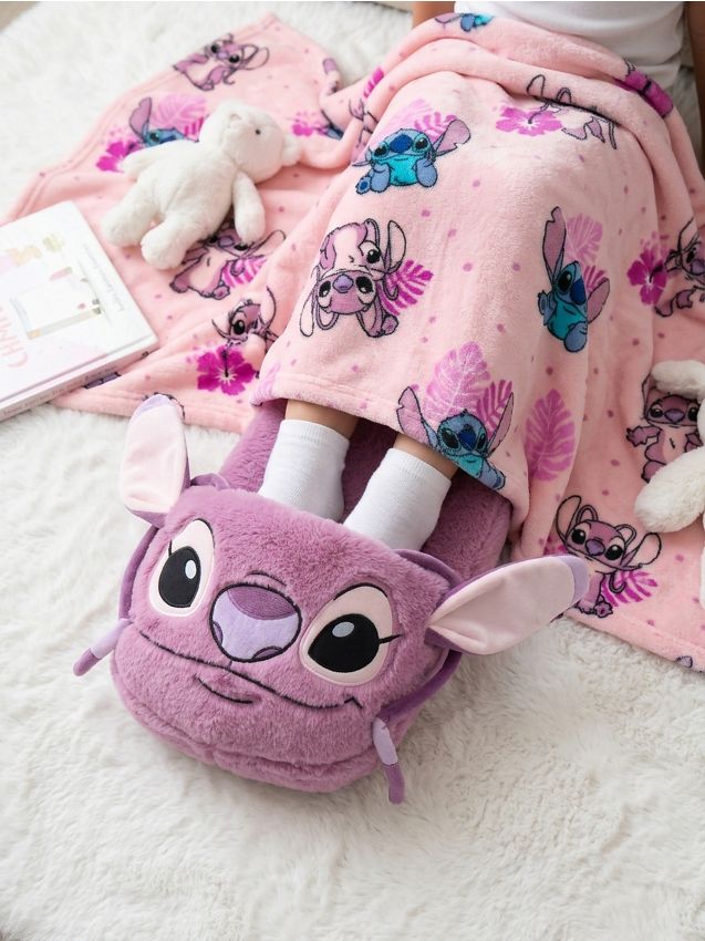 Sinsay - Pătură și încălzitor pentru picioare Lilo & Stitch - roz