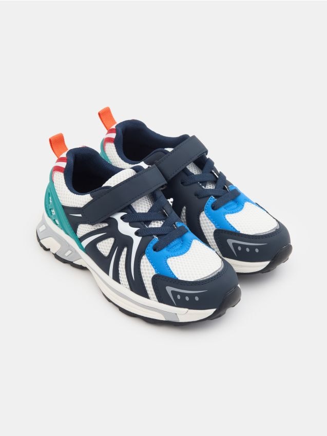 Sinsay - Sneakers sport cu plasă și închidere cu velcro - multicolor