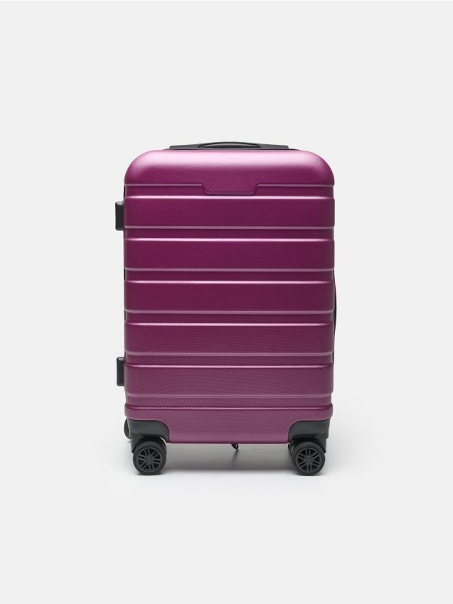 Sinsay - Valiză cu roți - violet-închis