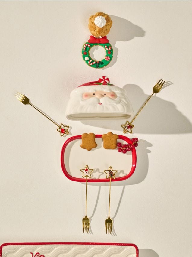 Sinsay - Vianočná maslenka v tvare Santa Clausa - viacfarebná