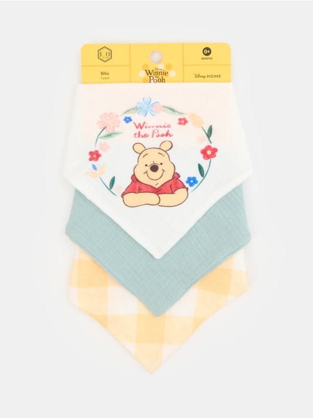 Sinsay - Set de bavete Winnie the Pooh, 3 buc. - multicolor