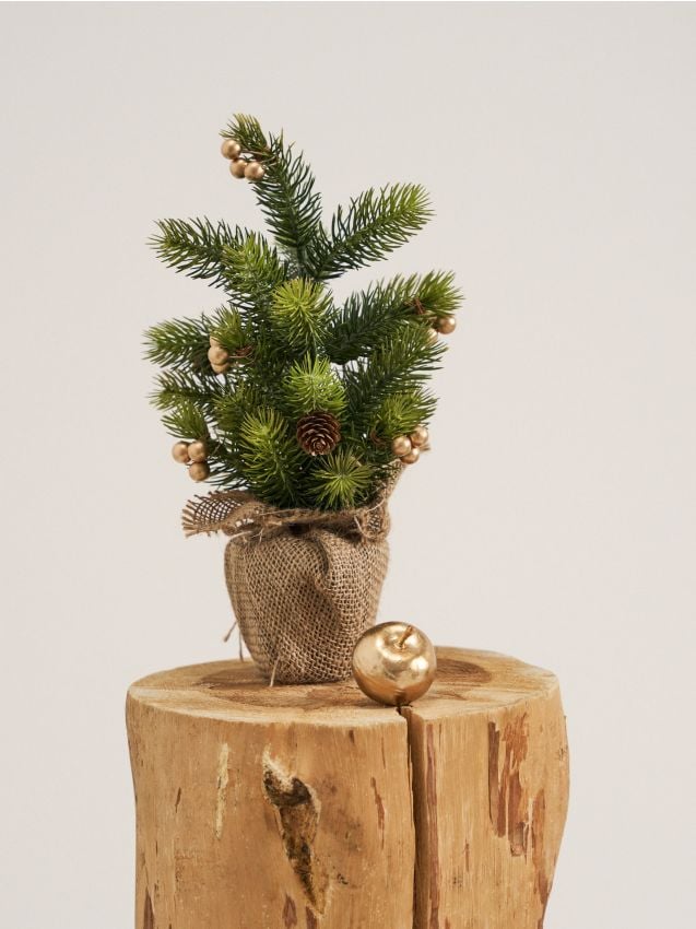 Sinsay - Ozdobná umelá rastlina - zlatá