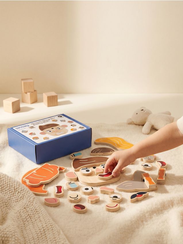 Sinsay - Puzzle educativ pentru învățarea emoțiilor - multicolor