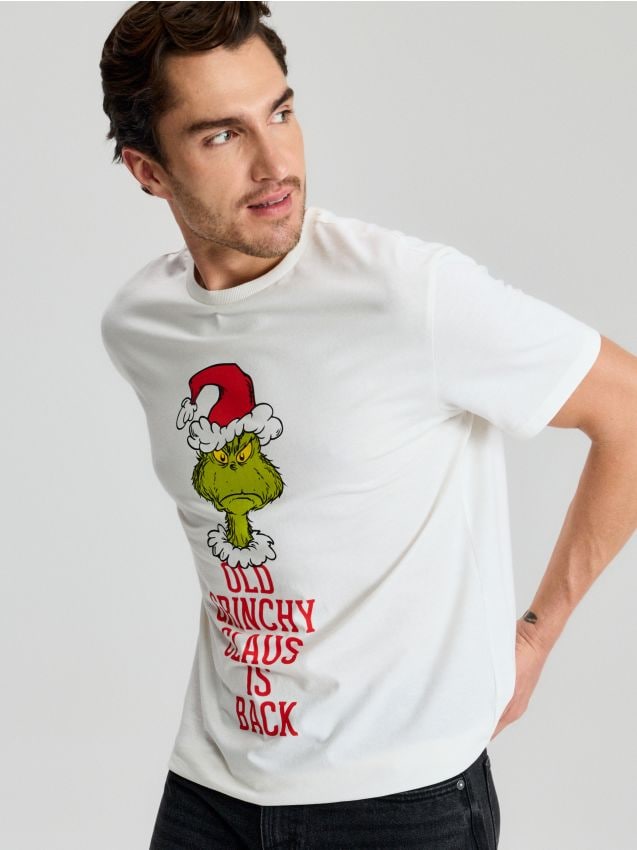 Sinsay - Pamučna majica kratkih rukava Grinch