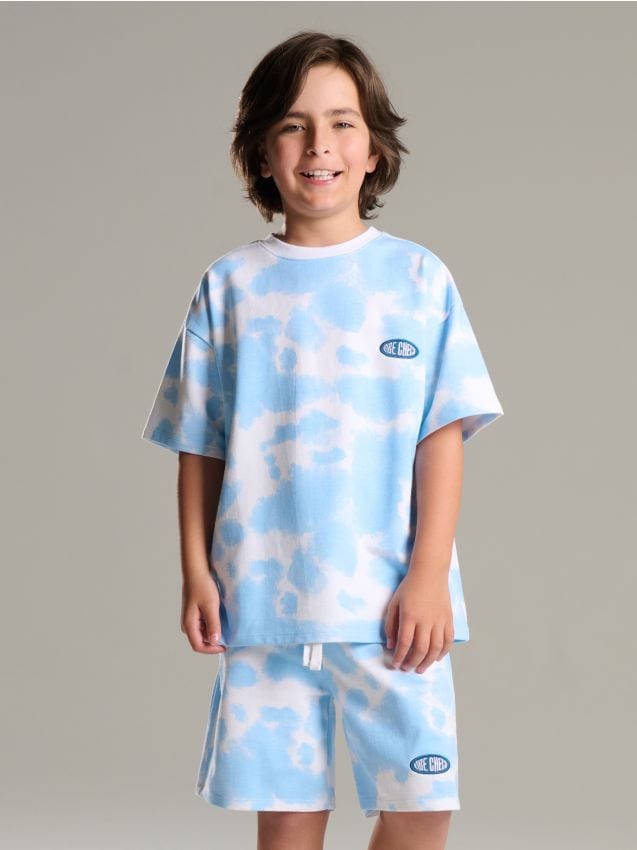 Compleu din jerseu tie dye - SINSAY