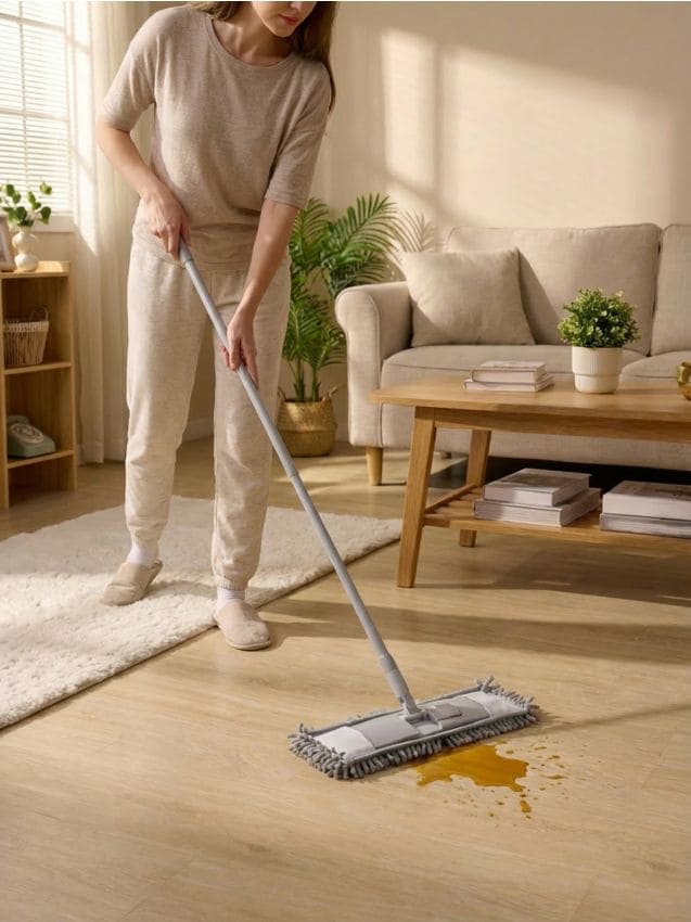 Sinsay - Mop cu mâner telescopic - bej