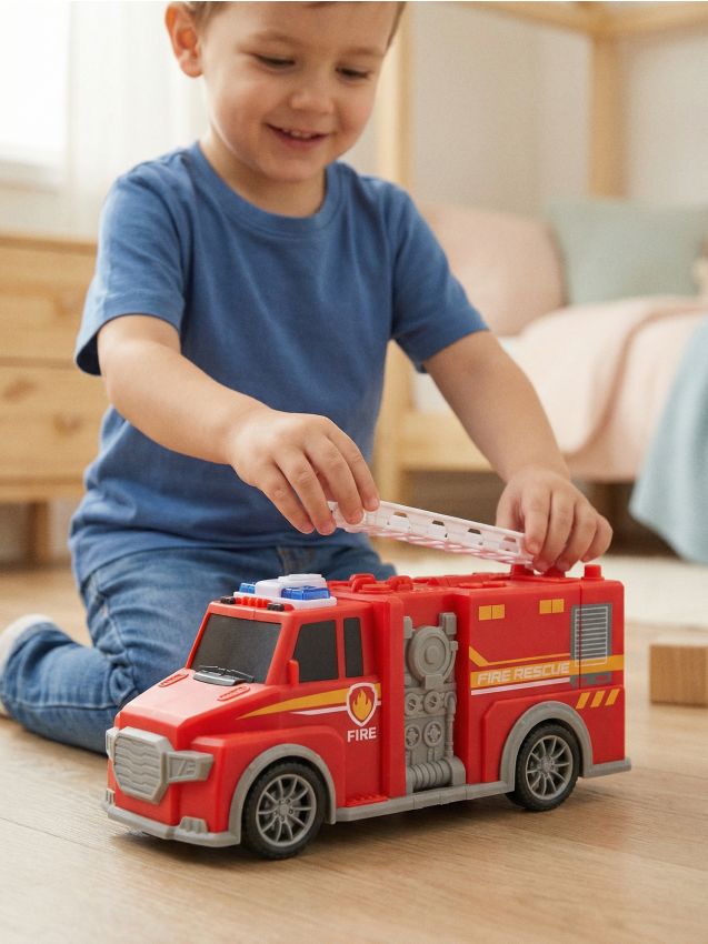 Sinsay - Mașină de pompieri cu sunet și lumină - roșu