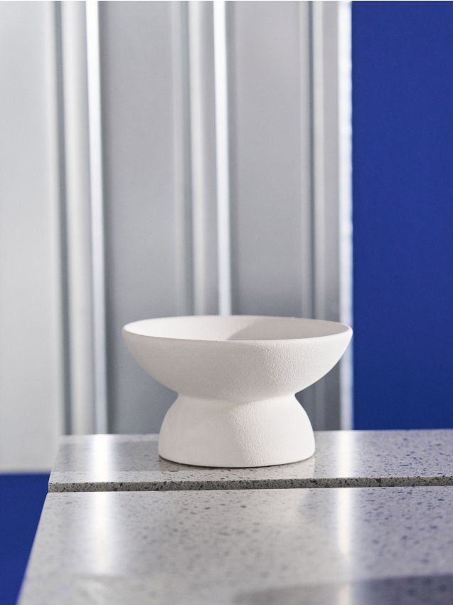 Sinsay - Dekoratívna keramická misa - krémová