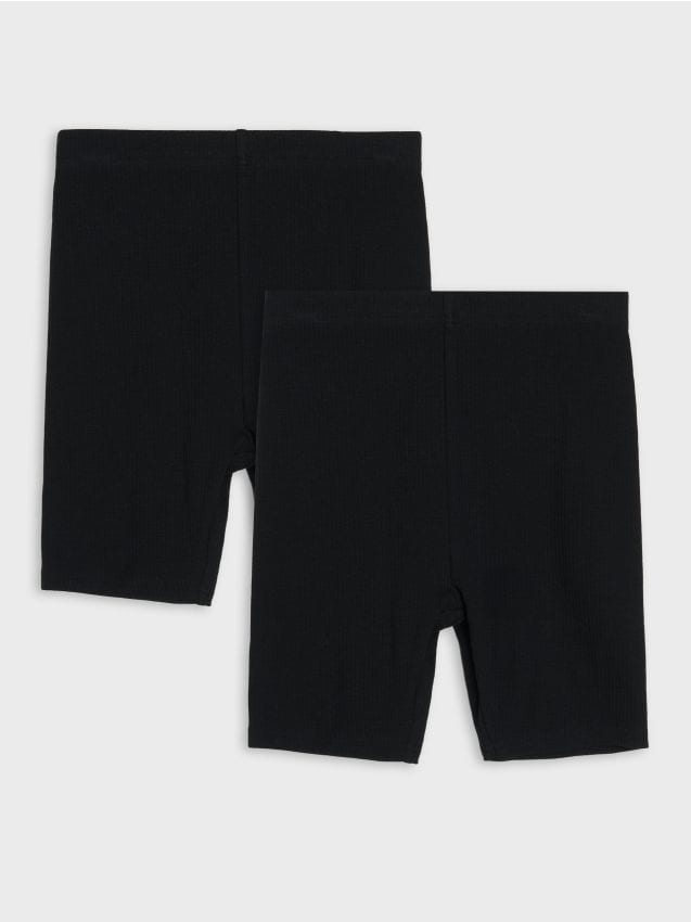 Gerippte Radlerhosen 2er-Pack - SINSAY