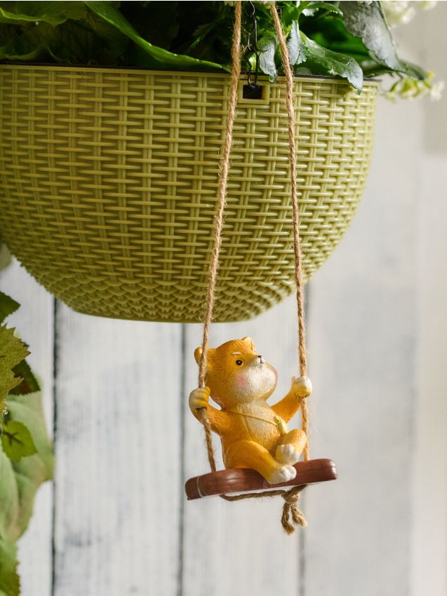 Sinsay - Decorațiune de grădină suspendată în formă de vulpe pe leagăn - portocaliu