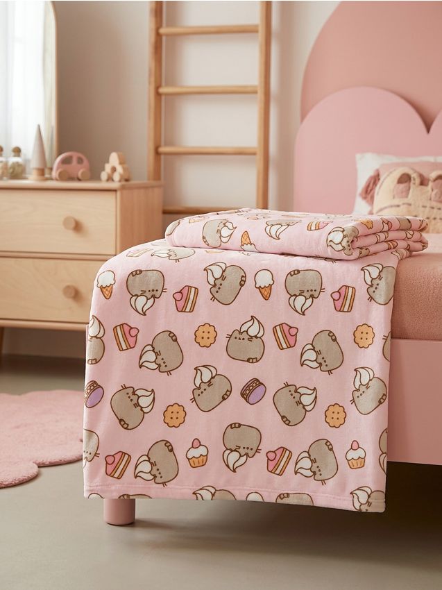Sinsay - Pătură Pusheen the Cat - roz-pastel