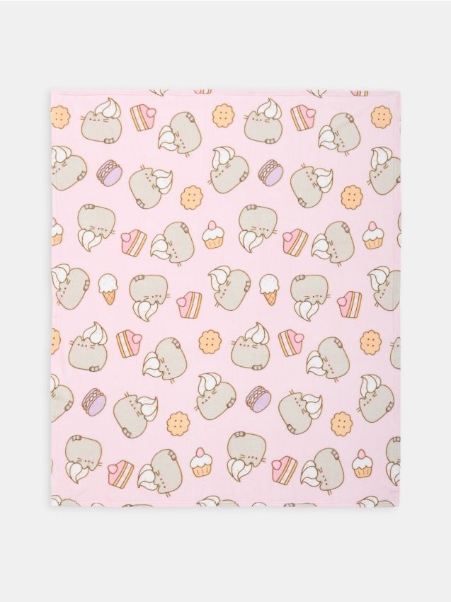 Sinsay - Pătură Pusheen the Cat - roz-pastel