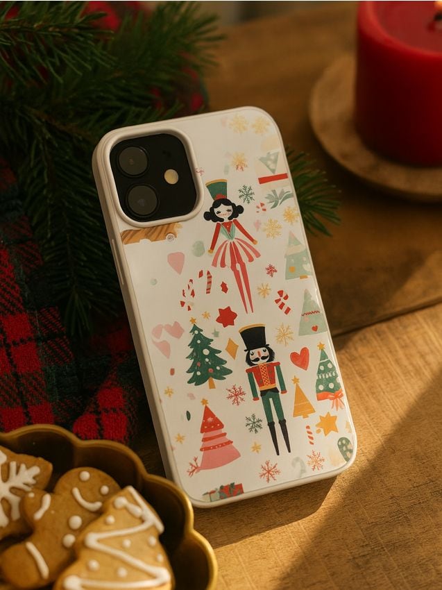 Sinsay - Vianočné puzdro na iPhone 13/14, 15 Pro, 16 Pro - viacfarebná