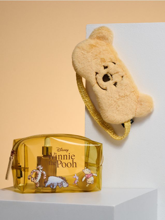 Sinsay - Mască pentru dormit Winnie the Pooh - galben-deschis