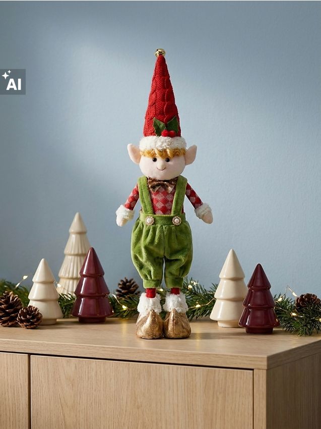 Sinsay - Decorațiune de Crăciun de sine stătătoare în formă de elf - multicolor