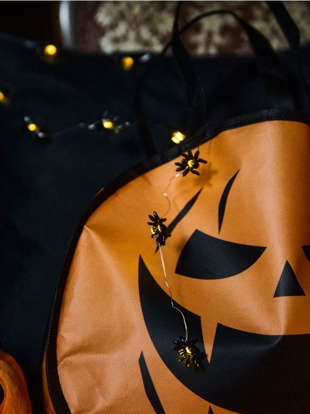 Girlanda LED na Halloween w kształcie pająków - SINSAY
