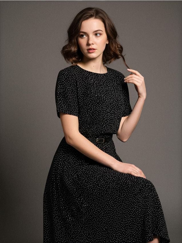 Sinsay - Šaty s opaskom - viacfarebná