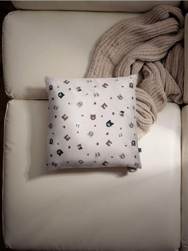 Sinsay - Perna cu broderie decorativă - bej