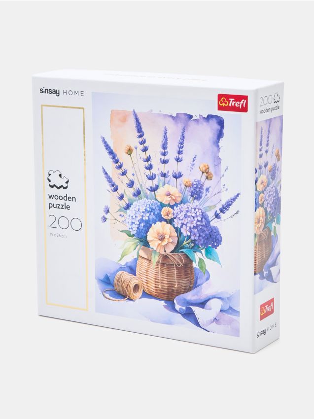 Sinsay - Puzzle cu motiv de buchet de flori Trefl 200 pack - lavand