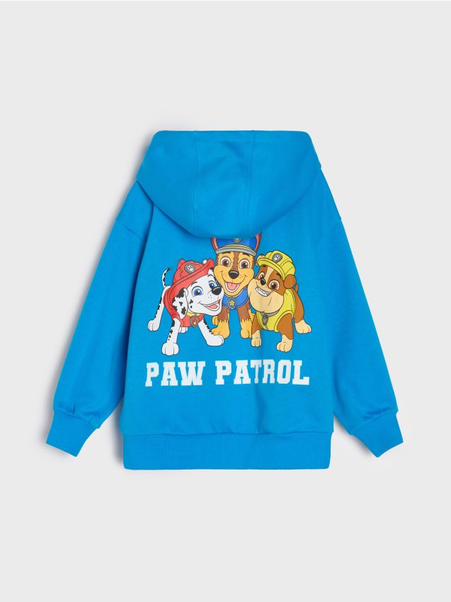 Sinsay - Hanorac cu glugă și fermoar PAW Patrol - mid blue