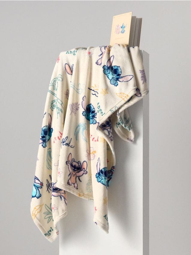 Sinsay - Pătură Stitch - crem