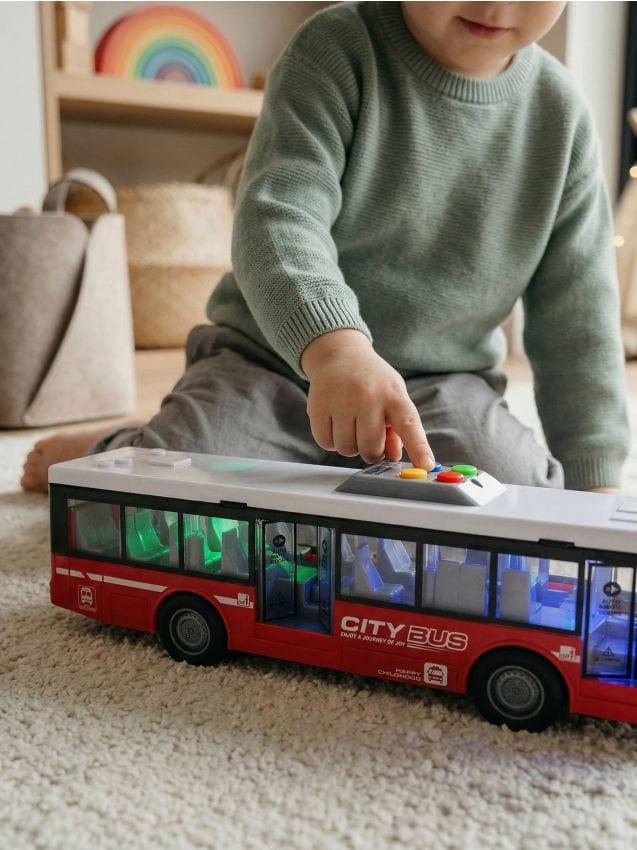 Sinsay - Jucărie – Autobuz urban cu sunet și lumină, pe baterii - multicolor