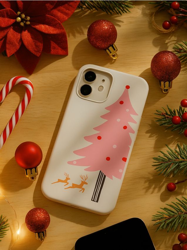 Sinsay - Kryt na iPhone 13/14 s vianočným motívom - viacfarebná