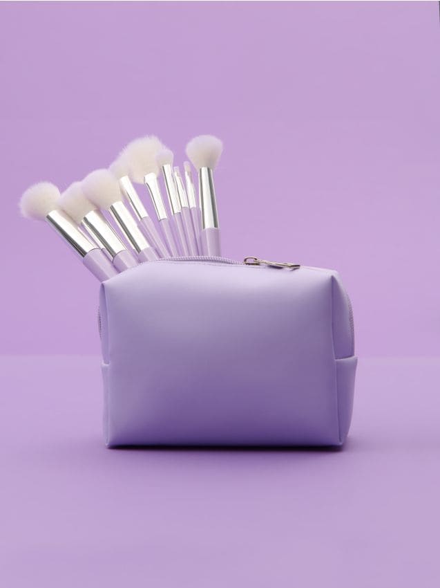 Sinsay - Set de 9 pensule de machiaj - lavand