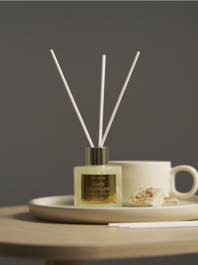 Sinsay - Bețișoare de parfum White Chocolate - alb