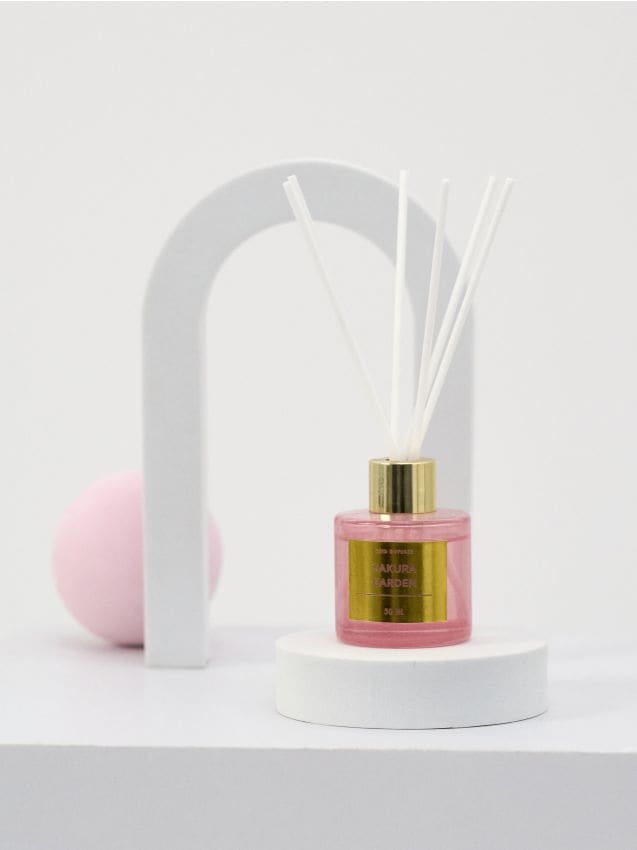 Sinsay - Bețișoare de parfum Sakura Garden - roz-pastel