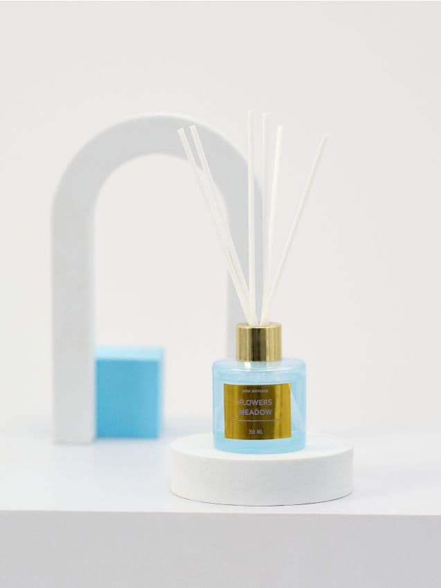 Sinsay - Bețișoare de parfum Flowers Meadow - albastru-pal