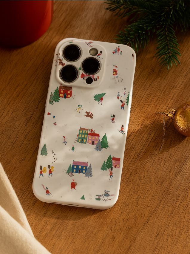 Sinsay - Zimné puzdro na iPhone 13/14, 15, 15 Pro, 16 Pro - viacfarebná