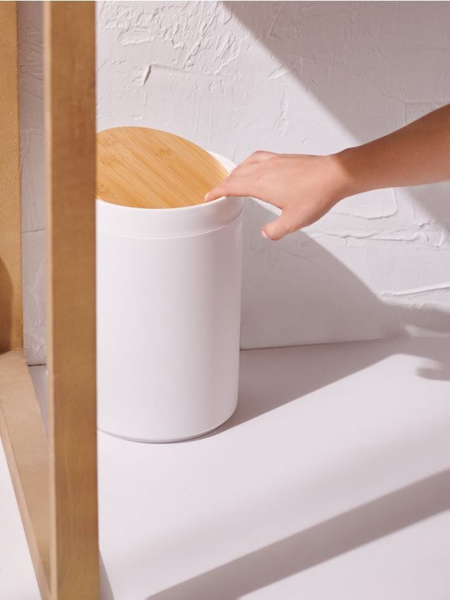 Sinsay - Odpadkový kôš - biela