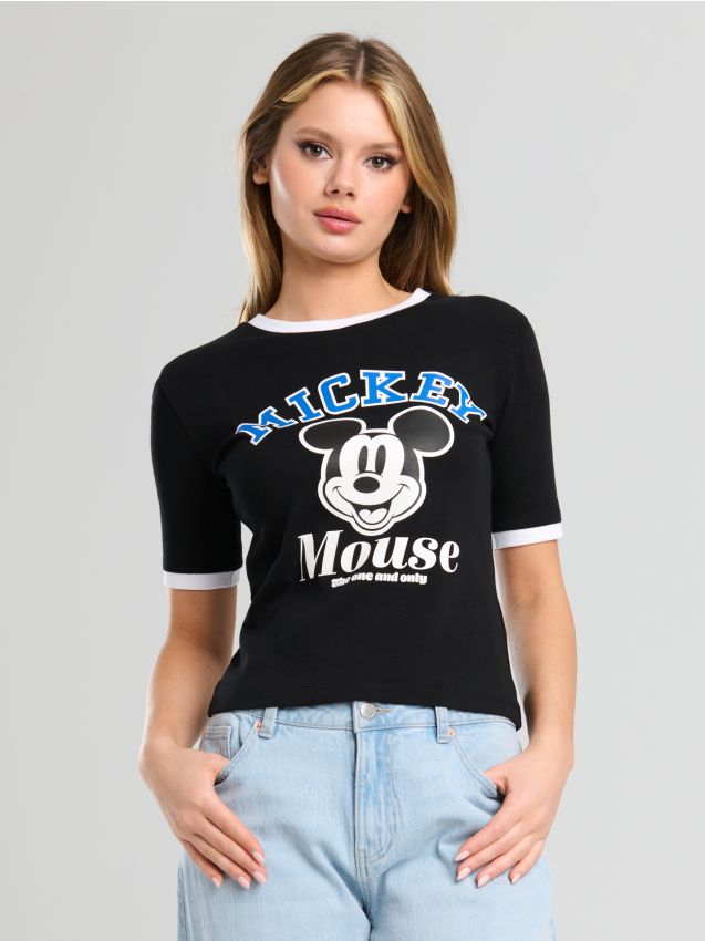 Maglietta con stampa Mickey Mouse - SINSAY