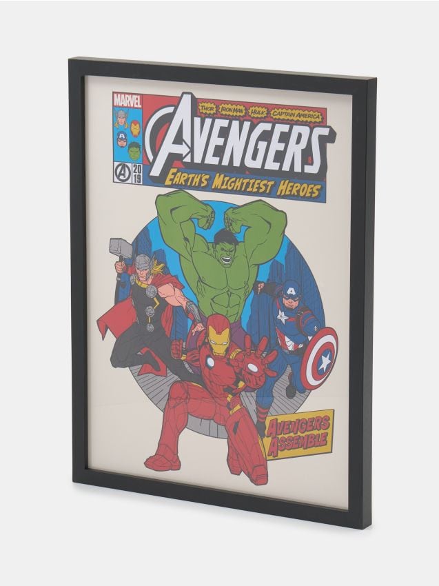 Sinsay - Plagát v ráme Avengers - čierna