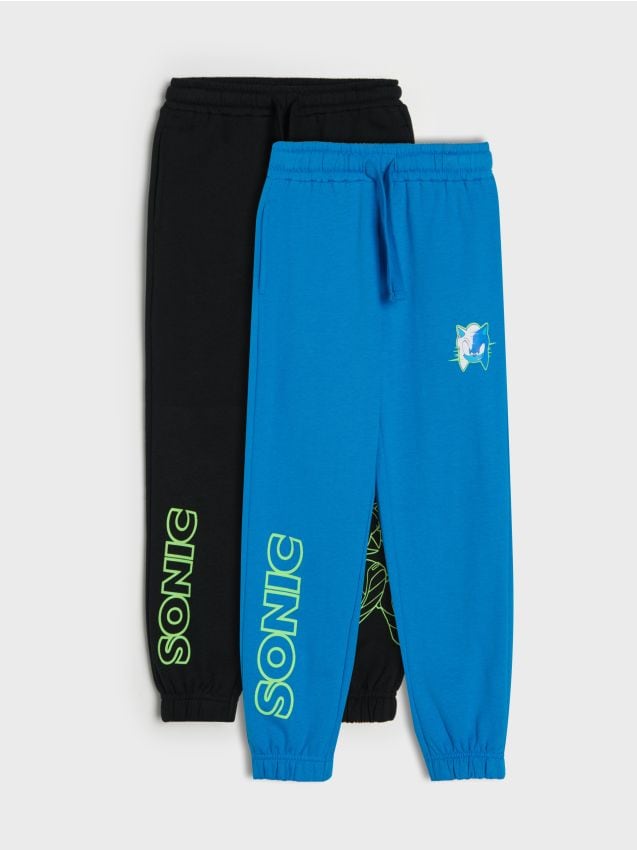 Sinsay - Spodnie 2 pack Sonic the Hedgehog - wielobarwny