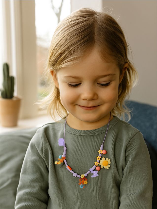 Sinsay - Jucărie - Colier DIY din blocuri - galben