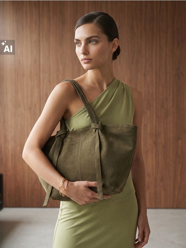 Sinsay - Shopper torba od imitacije brušene kože