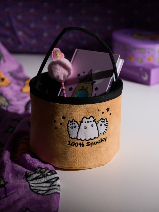 Sinsay - Úložný kôš Pusheen The Cat - oranžová