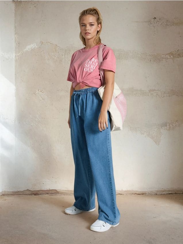 Rifle wide leg - SINSAY