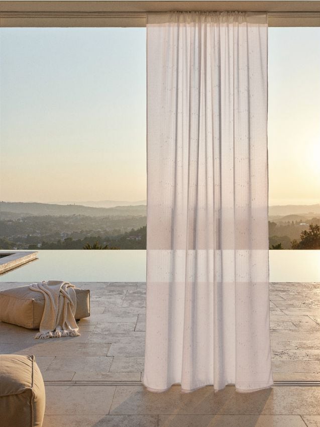 Sinsay - Záclona s lurexovou niťou - biela