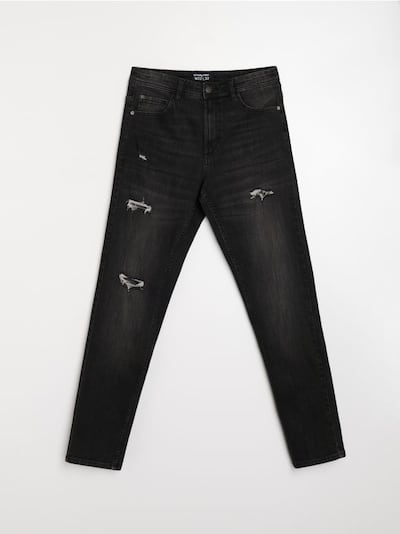 Джинси slim з дірками